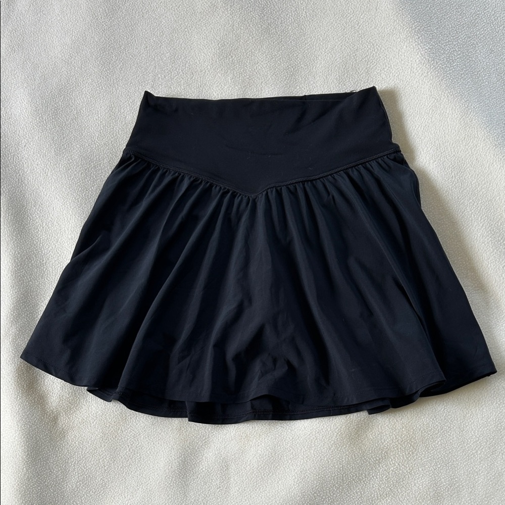 aerie offline Black Real Me skort